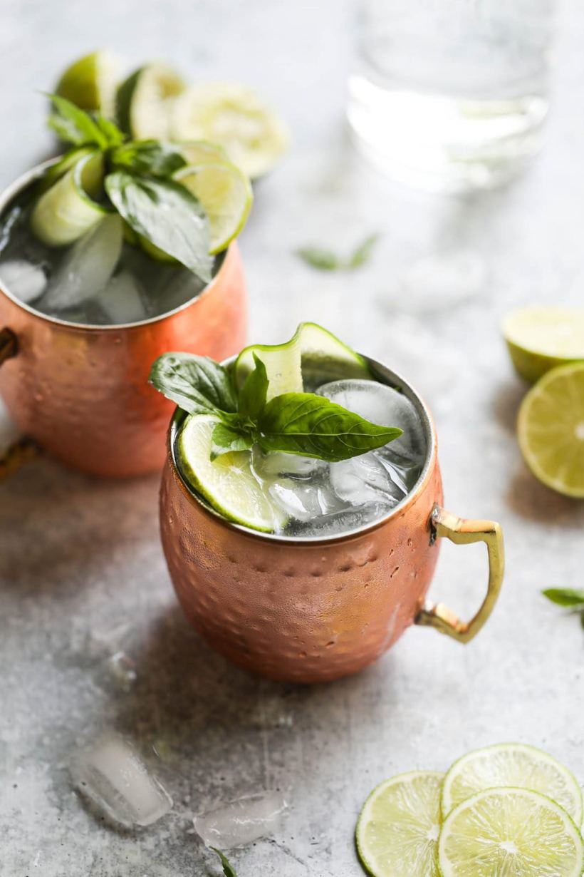 cucumber-basil-moscow-mule-(low-sugar-and-refreshing)