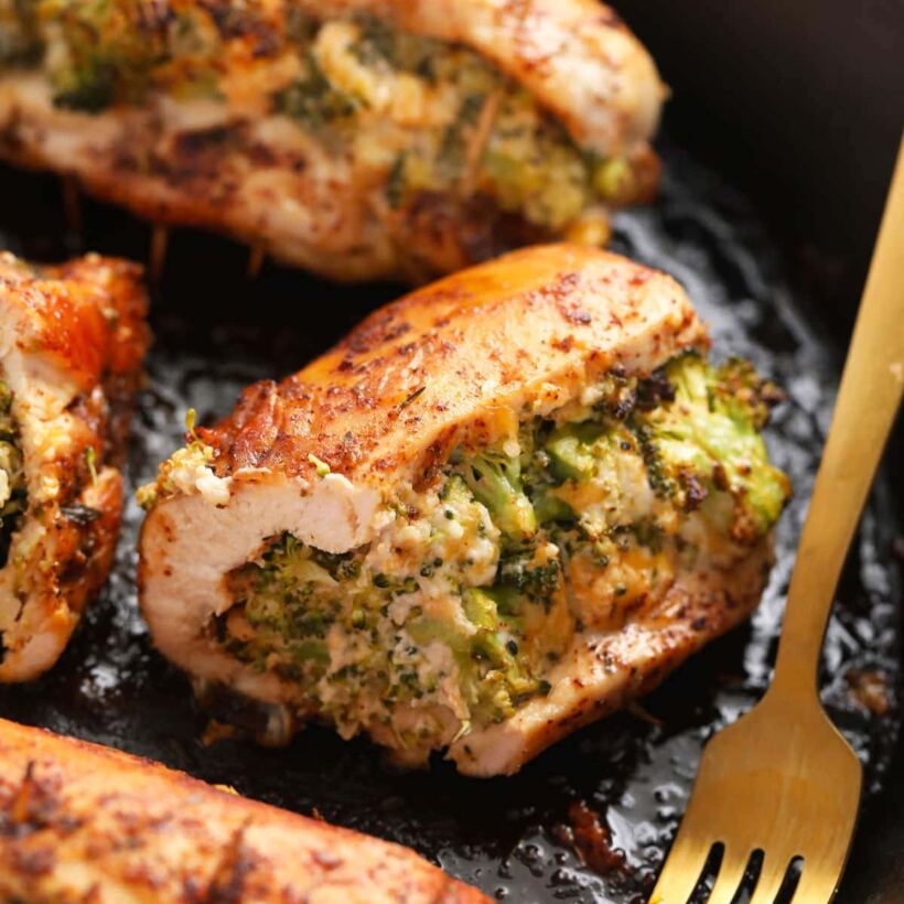 broccoli-and-cheese-stuffed-chicken-breast